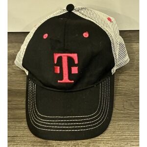 T-Mobile Tuesday Black White Pink Promo Adjustable Trucker Hat